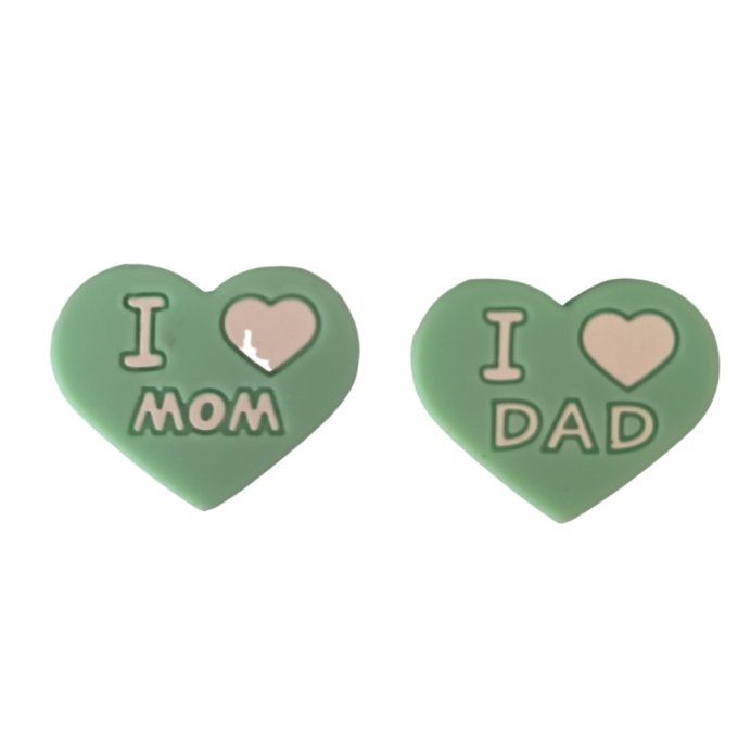 Coeur i love mom / i love dad "